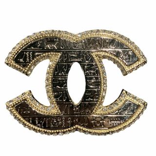 CHANEL - CHANEL/シャネル ラインストーン ココマーク シルバー CHANEL - CHANEL/シャネル ラインストーン ココマーク シルバー