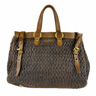 MIU MIU(ショルダーバッグ ・ ブラウン/茶色系)のフリマ MIU MIU(ショルダーバッグ ・ ブラウン/茶色系)のフリマ