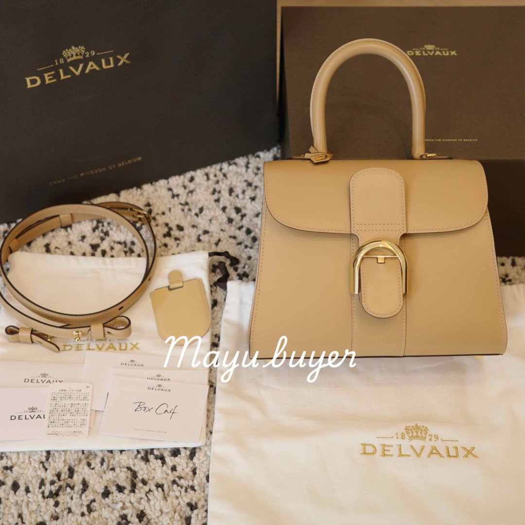 ★Delvaux★ブリヨン PM Box Calf ll16503_devaux_brillant_blue_l