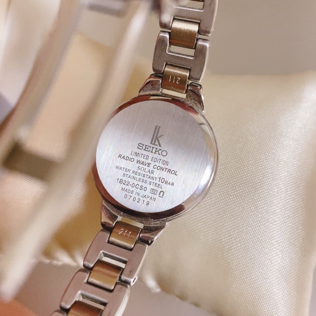 限定】SEIKO ルキア 1B22-0CS0 電波ソーラー ゴールド 限定】SEIKO ルキア 1B22-0CS0 電波ソーラー ゴールド