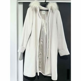 アメリエルマジェスティックレゴン(amelier MAJESTIC LEGON)のmajestic legon amelier ホワイトファー付きロングコート(ロングコート)