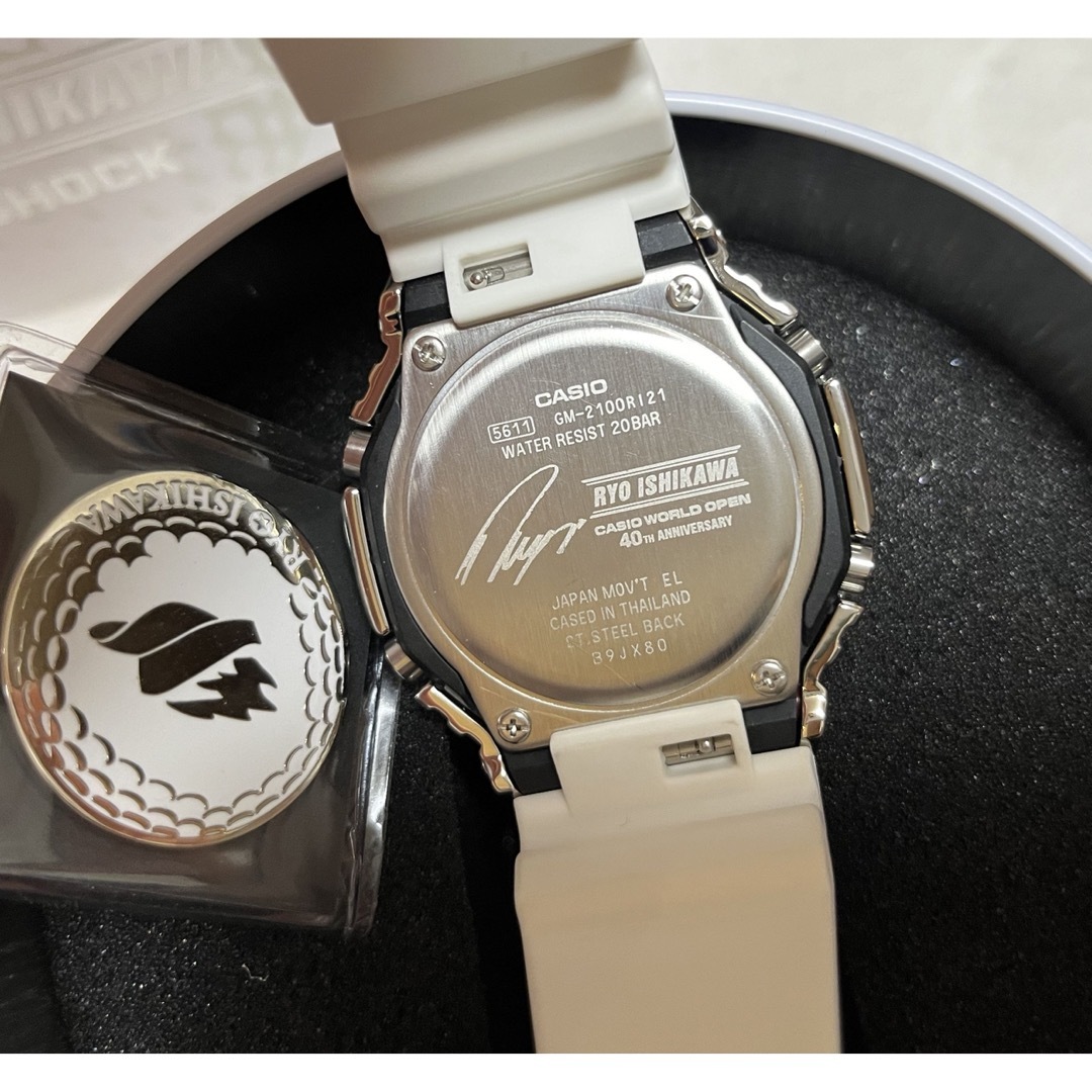CASIO☆G-SHOCK☆石川遼モデル☆ホワイト 時計 CASIO☆G-SHOCK☆石川遼モデル☆ホワイト 時計