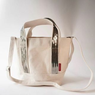H.P.FRANCE スパンコールトートバッグ アッシュ・ペー・フランス(トートバッグ)