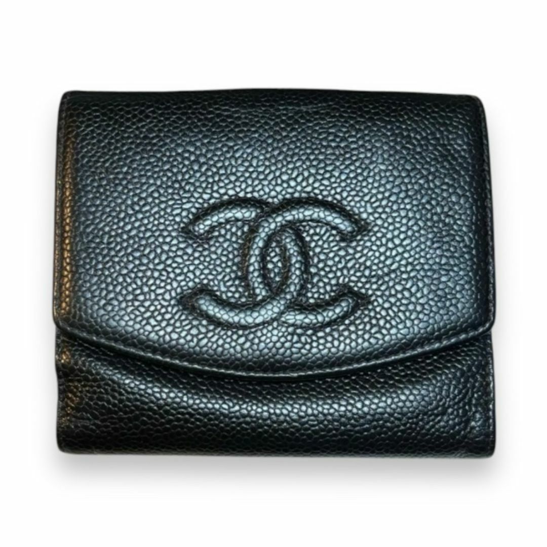 CHANEL - 【CHANEL/シャネル】キャビアスキン CC 型押しココマーク Wホックの通販 by ブティックAYN's shop|シャネル ならラクマ CHANEL - 【CHANEL/シャネル】キャビアスキン CC 型押しココマーク Wホックの通販 by ブティックAYN's shop|シャネル ならラクマ