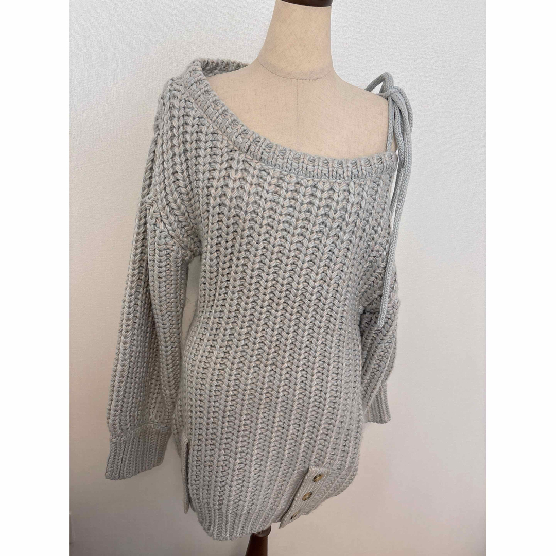 Bubbles - andmary Mia ribbon knit mini dressアンドマリーの Bubbles - andmary Mia ribbon knit mini dressアンドマリーの