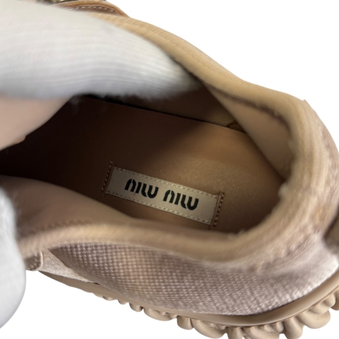 MIU MIU - 良品 miumiu ミュウミュウ マテラッセソール MIU MIU - 良品 miumiu ミュウミュウ マテラッセソール