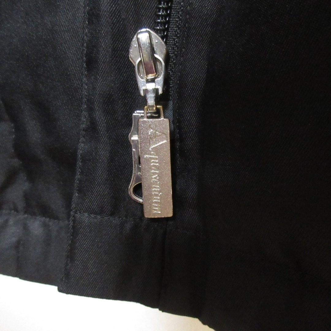 AQUA SCUTUM(アクアスキュータム)の美品 Aquascutum アクアスキュータム シルク100% 裏地キルティング 中綿 パデッドジャケット 6S ブラック レディース 古着 中古 USED レディースのジャケット/アウター(その他)の商品写真