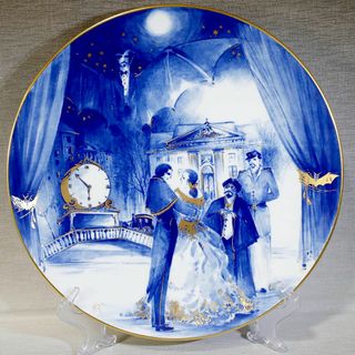 マイセン(MEISSEN)の【極美品１級品】マイセン こうもり ２００７年 イヤープレート 金彩(食器)
