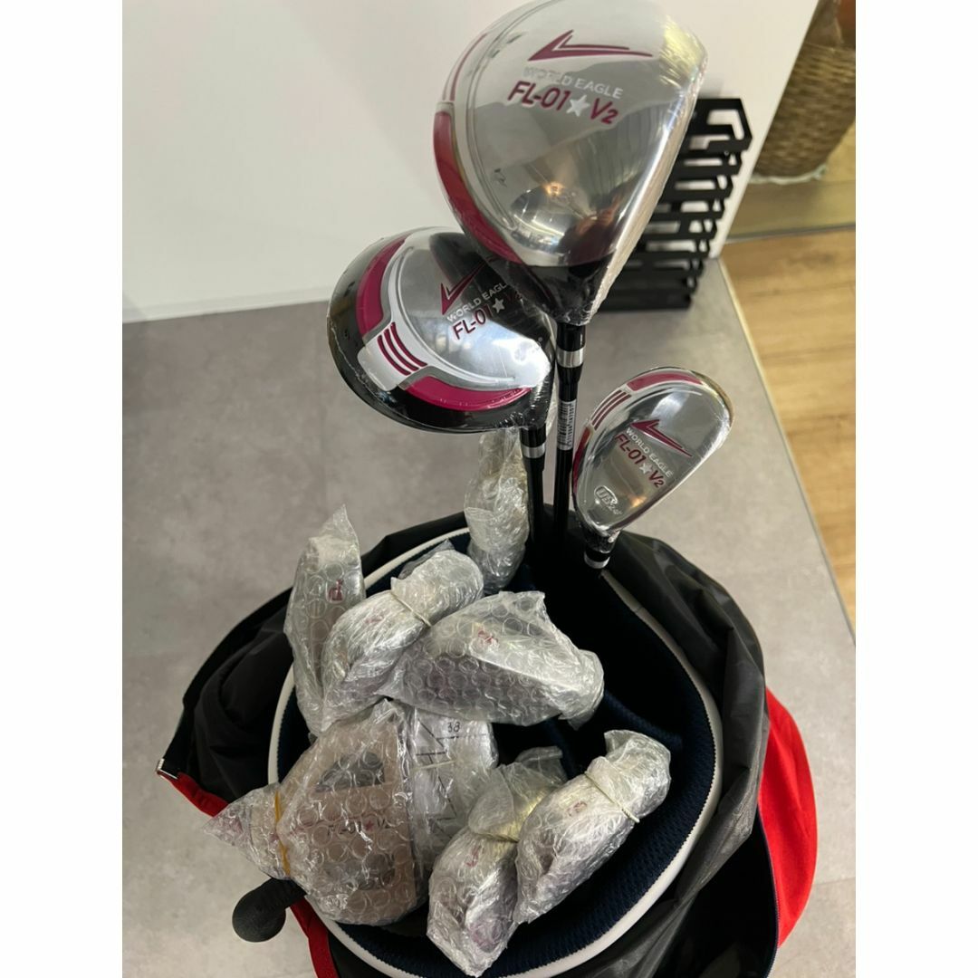 WORLD EAGLE - 【新品】ワールドイーグル ゴルフセット FL-01V2 ルコックバッグセット