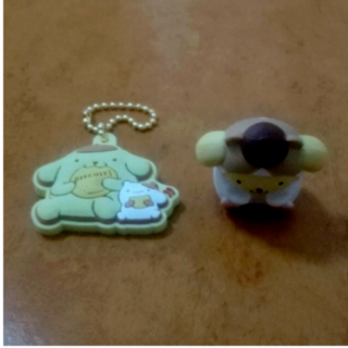 ポムポムプリン キーホルダー ケーブルアクセサリー(キャラクターグッズ)