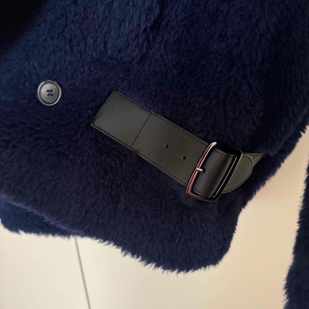 Max Mara - 極美品Max Mara テディ バイカージャケット ショート Max Mara - 極美品Max Mara テディ バイカージャケット ショート