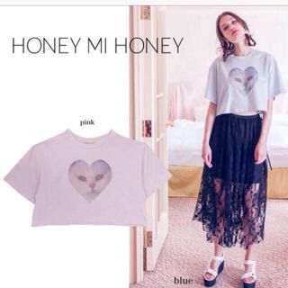 ハニーミーハニー(Honey mi Honey)の新品タグ付き ハニーミーハニー 猫Tシャツ(Tシャツ(半袖/袖なし))