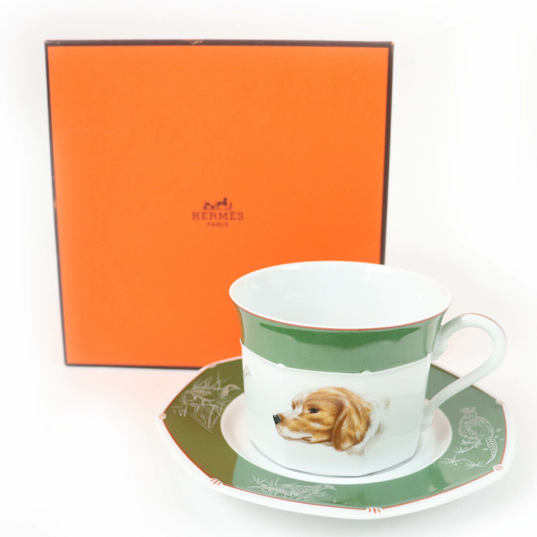 HERMES - 未使用品☆HERMES エルメス 陶器 カップ&ソーサー HERMES - 未使用品☆HERMES エルメス 陶器 カップ&ソーサー