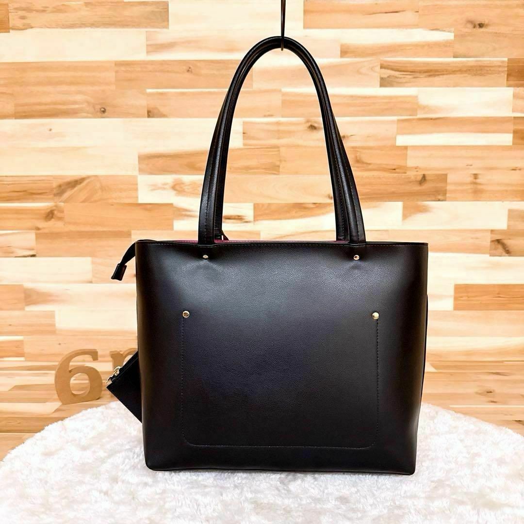 MARY QUANT - 【マリークワント】ポーチ付き トートバッグ A4 MARY QUANT - 【マリークワント】ポーチ付き トートバッグ A4
