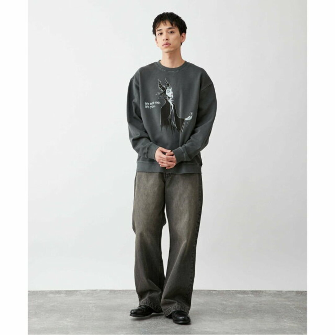 B.C STOCK(ベーセーストック)の【ブラック A】[B.A.C.D] 13oz ワイドストレートデニムパンツ メンズのパンツ(デニム/ジーンズ)の商品写真