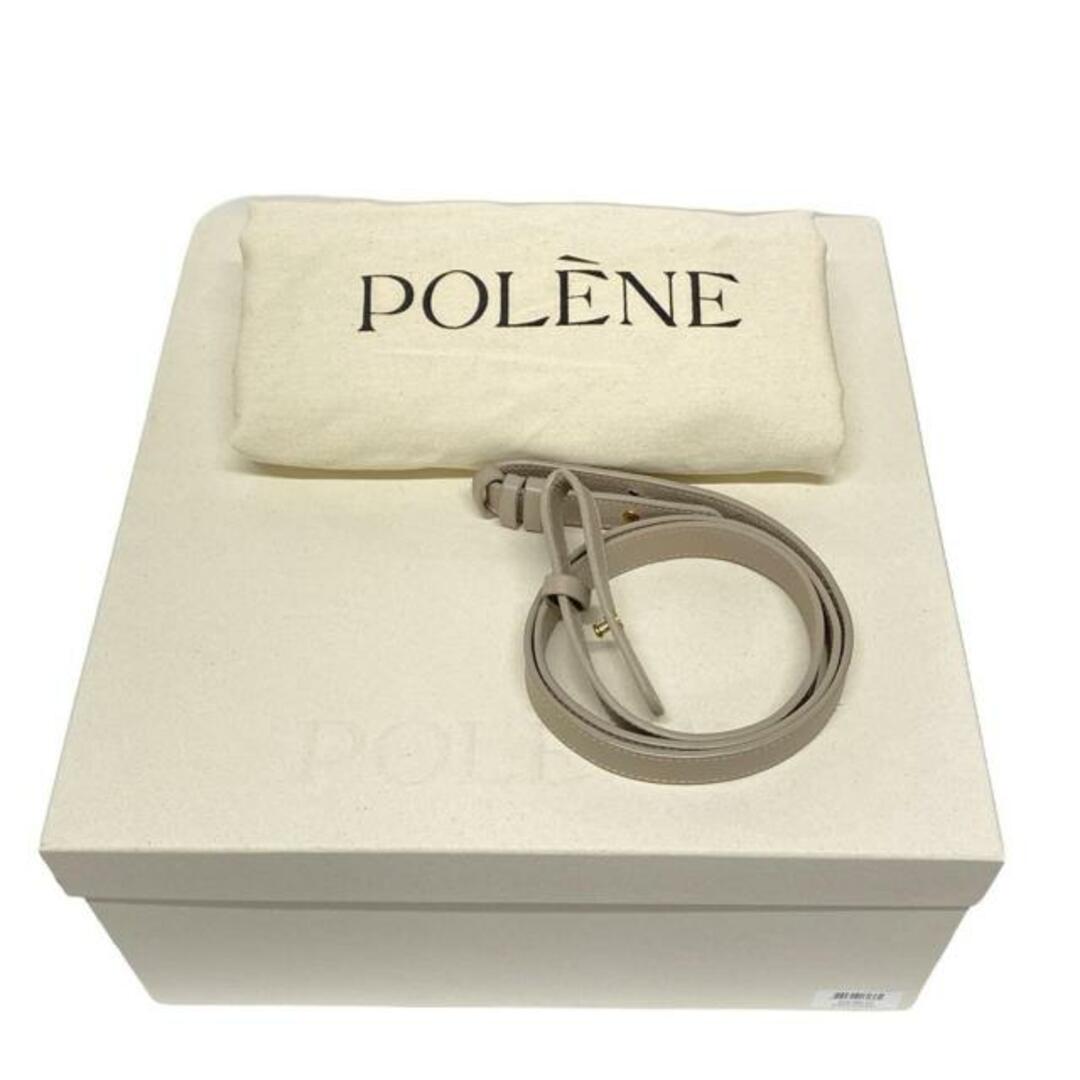 POLENE(ポレーヌ) ハンドバッグ ヌメロ アン ナノ 310339 ベージュ レザー レディースのバッグ(ハンドバッグ)の商品写真