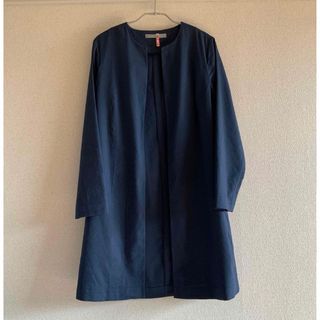 Theory luxe - theory luxe LIFT DONNA ノーカラージャケット 紺 Theory luxe - theory luxe LIFT DONNA ノーカラージャケット 紺