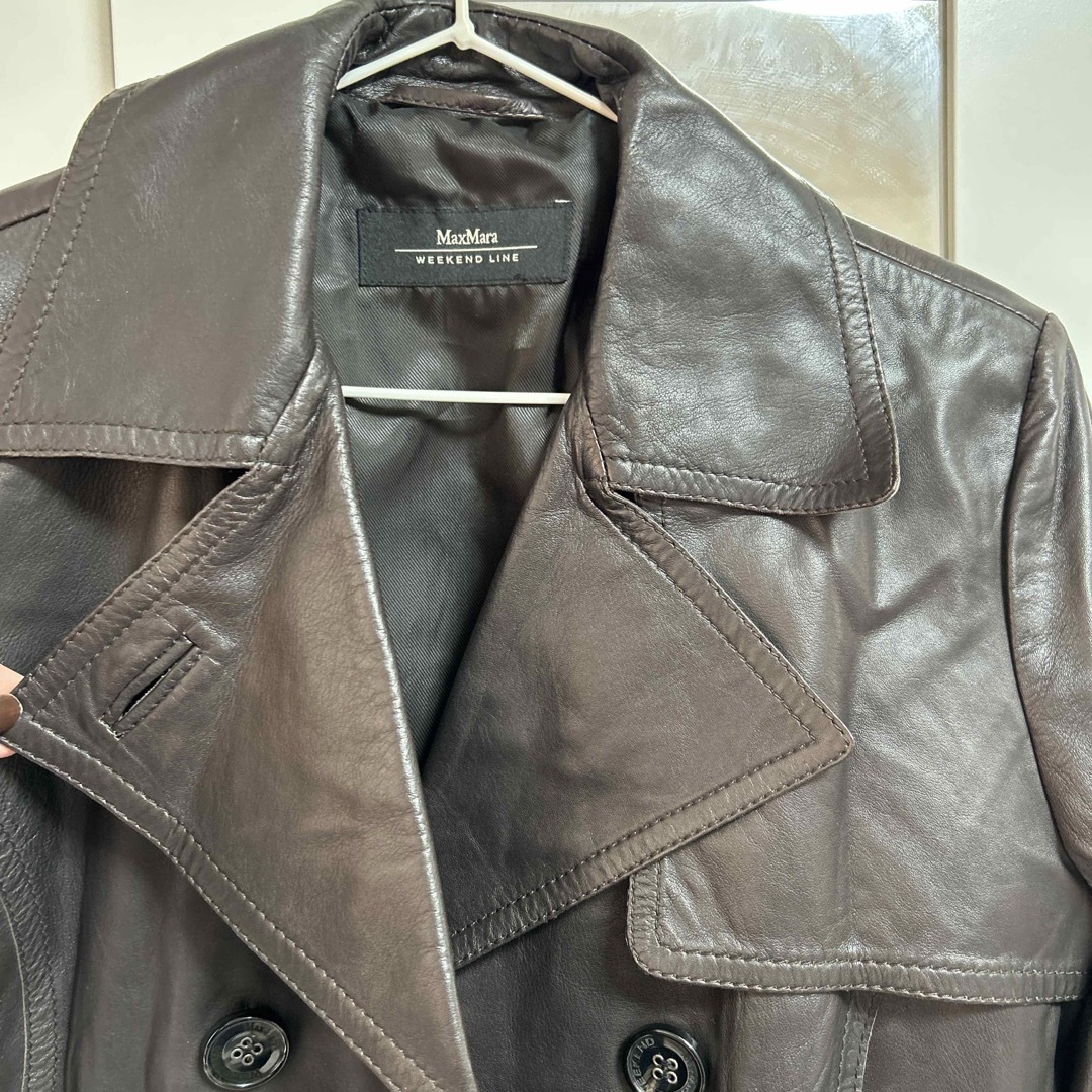 Weekend Max Mara - max mara レザージャケットの通販 by Weekend Max Mara - max mara レザージャケットの通販 by