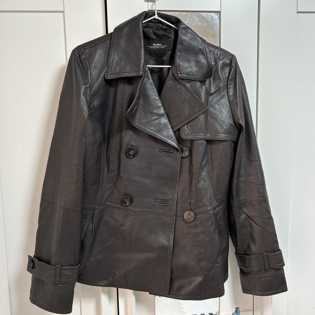 Weekend Max Mara - max mara レザージャケットの通販 by Weekend Max Mara - max mara レザージャケットの通販 by
