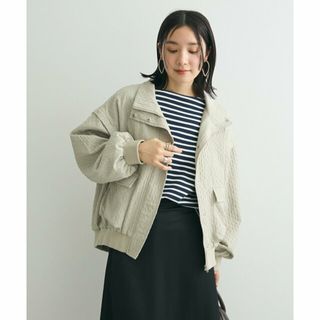 グリーンパークス(green parks)の【カーキ】2WAY  ジャガードブルゾン(その他)
