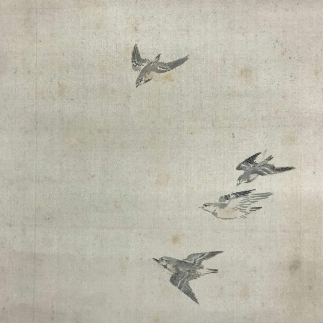 真作/平井東庵/柿に鴉之図/カラス図/花鳥図/掛軸☆宝船☆AE-410の通販 by 掛軸✩宝船✩'s shop｜ラクマ