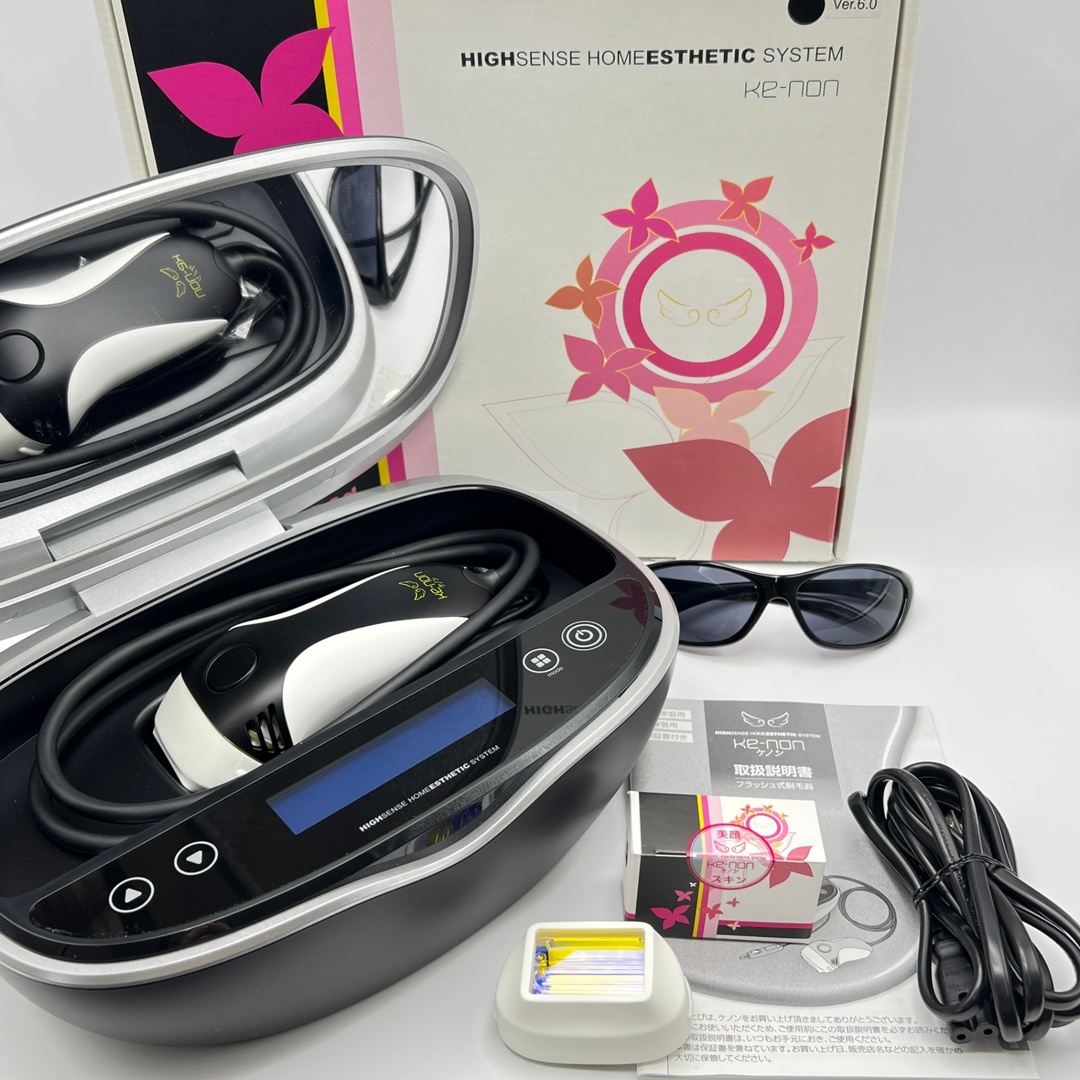美品】ケノン Ver.6.0 眉脱毛あり カートリッジ3点 ラージ+ 美品】ケノン Ver.6.0 眉脱毛あり カートリッジ3点 ラージ+