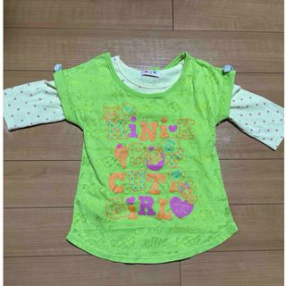 ミニケー(MINI-K)の女の子(110cm)シャツセット(Tシャツ/カットソー)