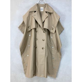 LIMI feu 19SS ツイル ポンチョ トレンチコート ベージュS LIMI feu 19SS ツイル ポンチョ トレンチコート ベージュS