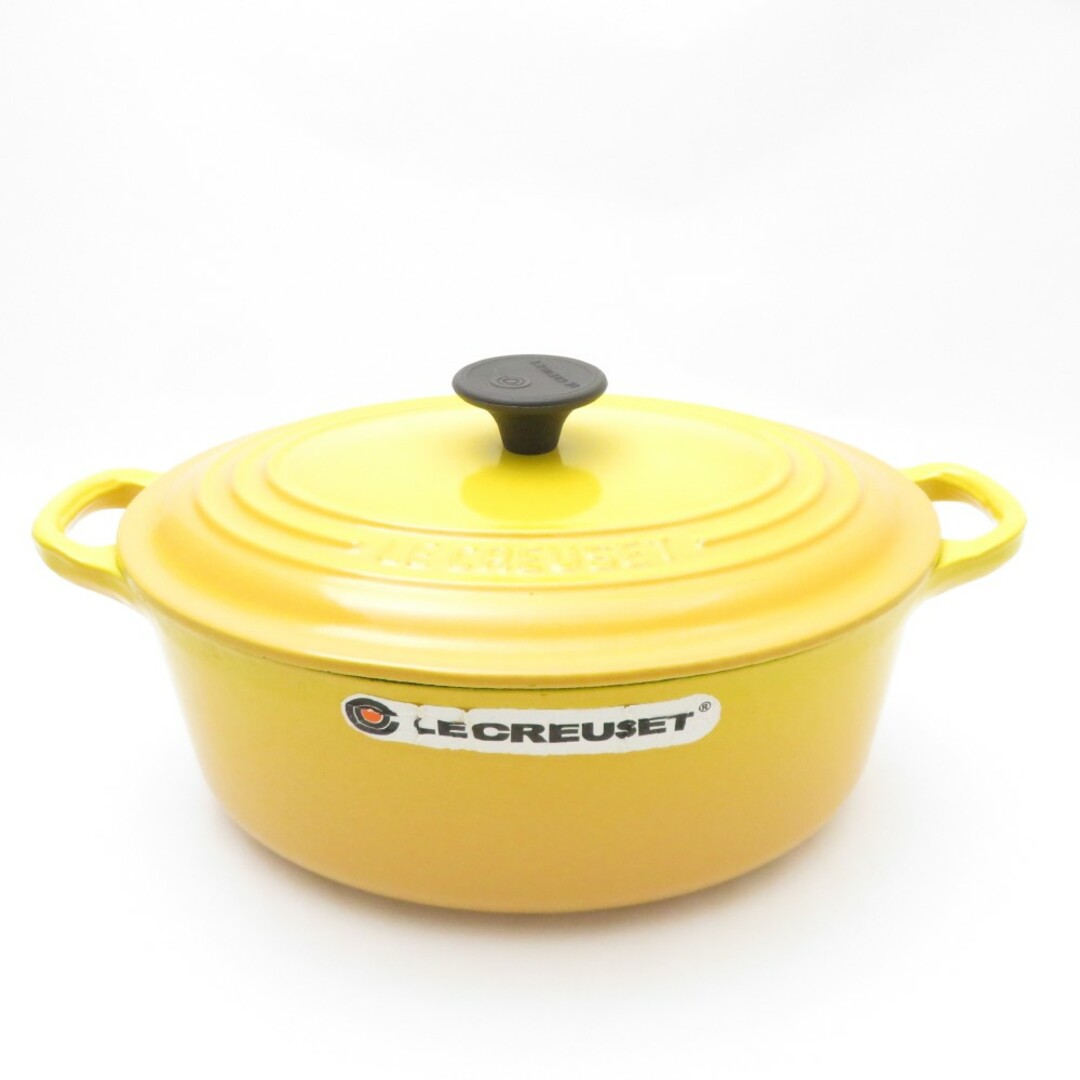 LE CREUSET - 美品 Le Creuset ルクルーゼ ココットオーバル LE CREUSET - 美品 Le Creuset ルクルーゼ ココットオーバル