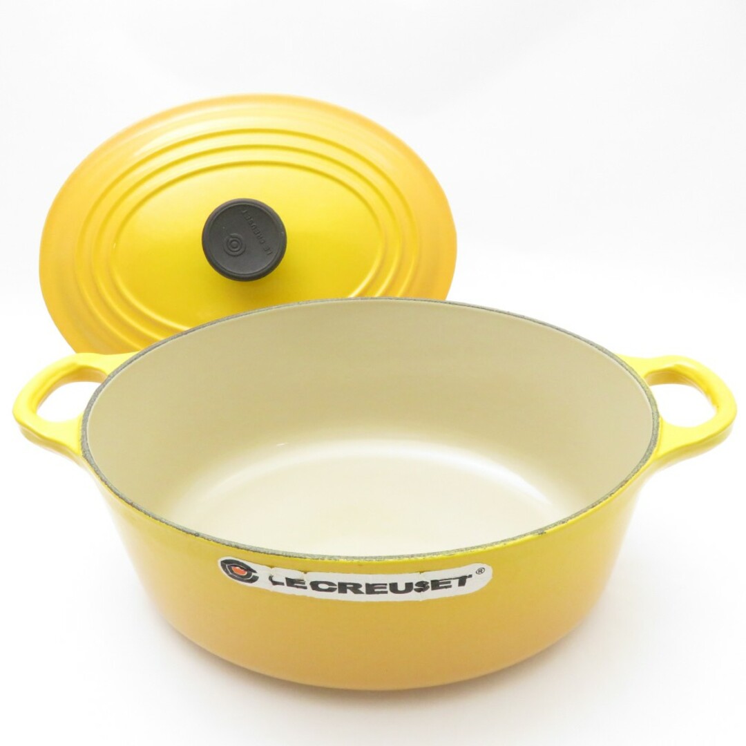 LE CREUSET - 美品 Le Creuset ルクルーゼ ココットオーバル LE CREUSET - 美品 Le Creuset ルクルーゼ ココットオーバル