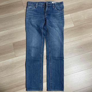 HYKE - HYKE インディゴ テイパード ハイウエスト デニムパンツ HYKE - HYKE インディゴ テイパード ハイウエスト デニムパンツ