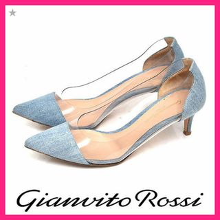 Gianvito Rossi(靴/シューズ ・ ブルー・ネイビー/青色系)の Gianvito Rossi(靴/シューズ ・ ブルー・ネイビー/青色系)の