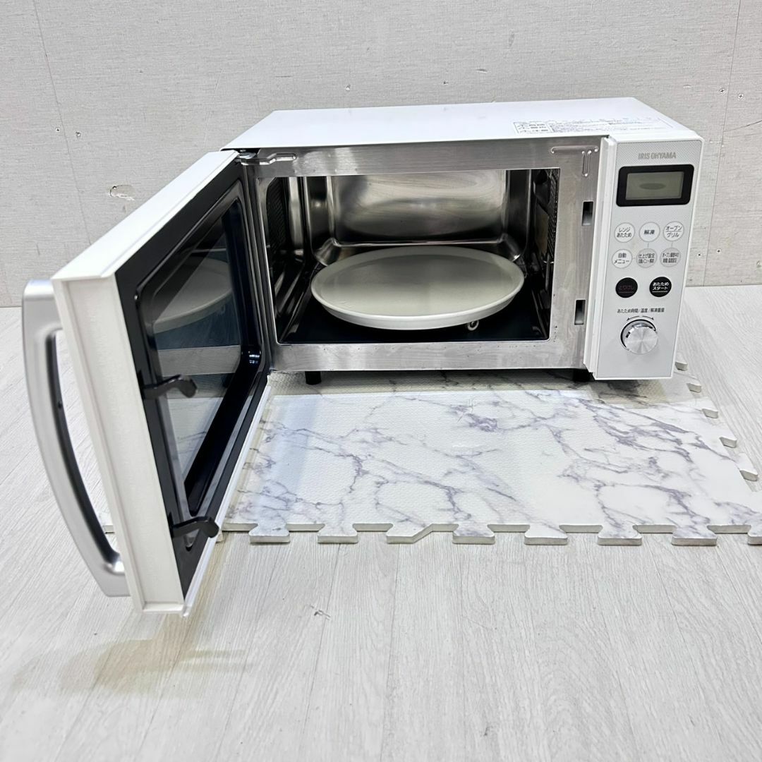 アイリスオーヤマ - 22098 ターンテーブル 電子レンジ IRIS OHYAMA 2021年製の通販 by 家具家電インテリアのリサイクル半蔵！｜ アイリスオーヤマならラクマ