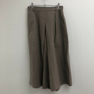 【AQUAGARAGE】アクアガレージ　ベージュ系　パンツ　ボトムス　無地　シンプル　ゆったり(その他)