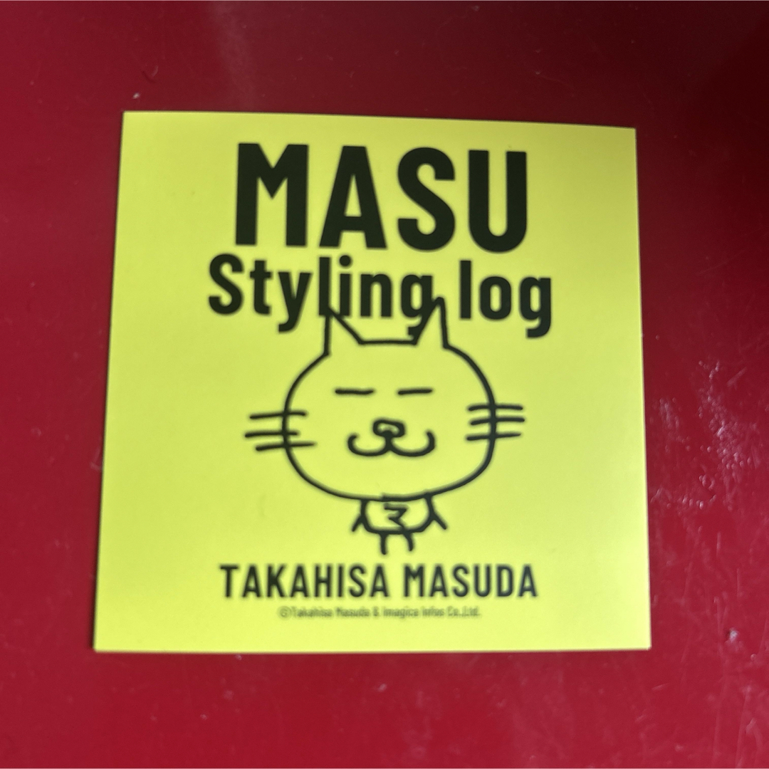 NEWS - NEWS 増田貴久 ネコます ステッカー MASU styling logの NEWS - NEWS 増田貴久 ネコます ステッカー MASU styling logの