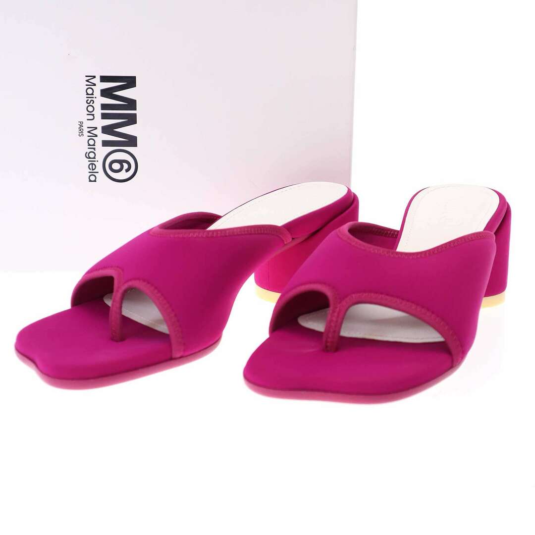 MM6 - MM6 Maison Margiela  エムエムシックス メゾン マルジェラ ミュールサンダル S66WP0086 ピンク 36