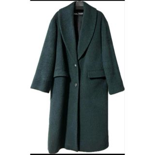 ZARA(ロングコート ・ グリーン・カーキ/緑色系)のフリマ ZARA(ロングコート ・ グリーン・カーキ/緑色系)のフリマ