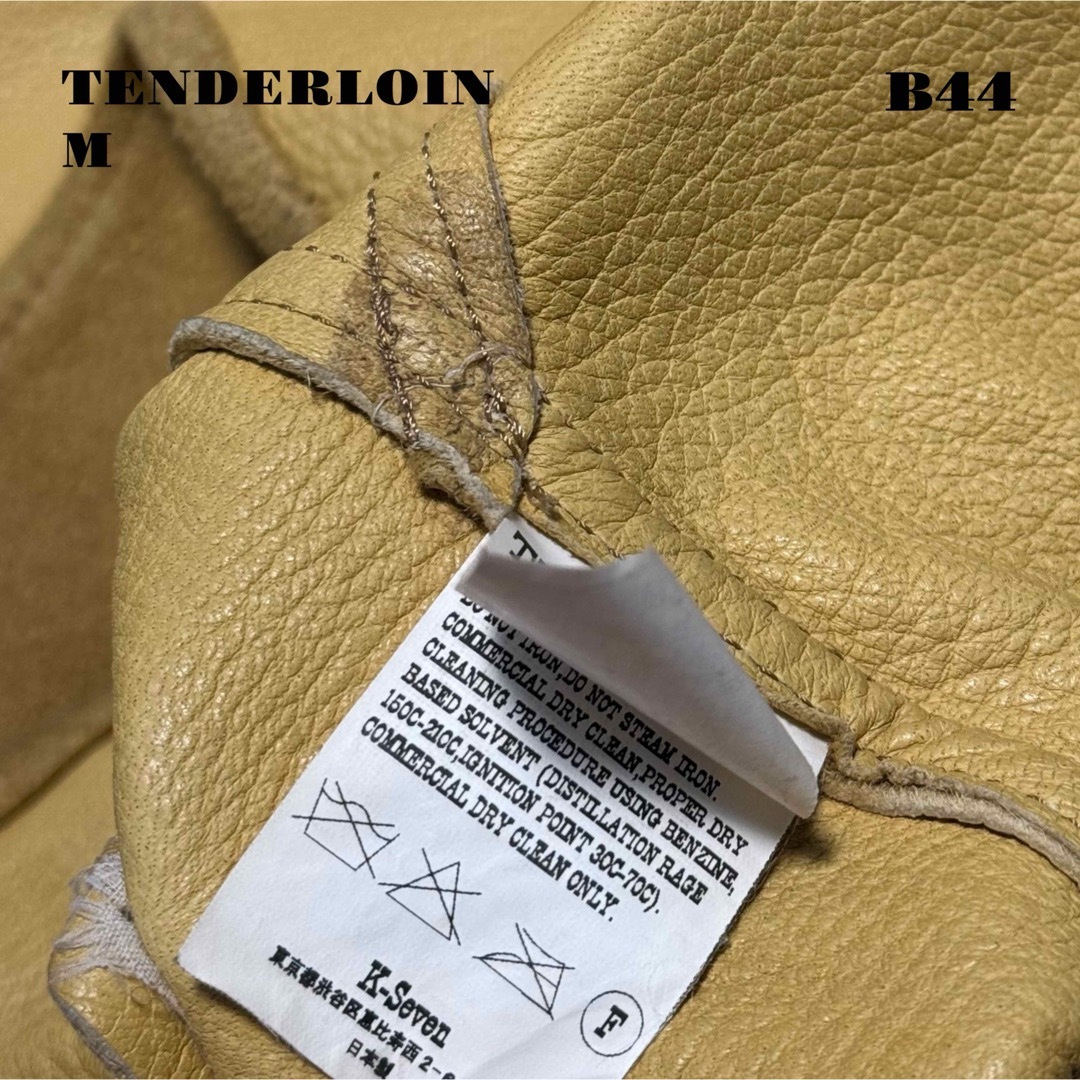 TENDERLOIN - 希少品! TENDERLOIN ディアスキン レザー TENDERLOIN - 希少品! TENDERLOIN ディアスキン レザー