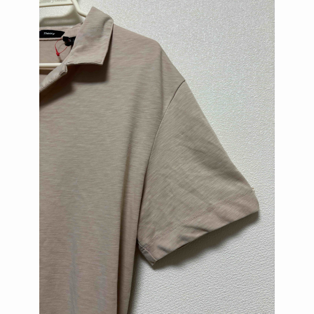 Theory - 【Theory】(セオリー)メンズポロシャツ ベージュ M Theory - 【Theory】(セオリー)メンズポロシャツ ベージュ M