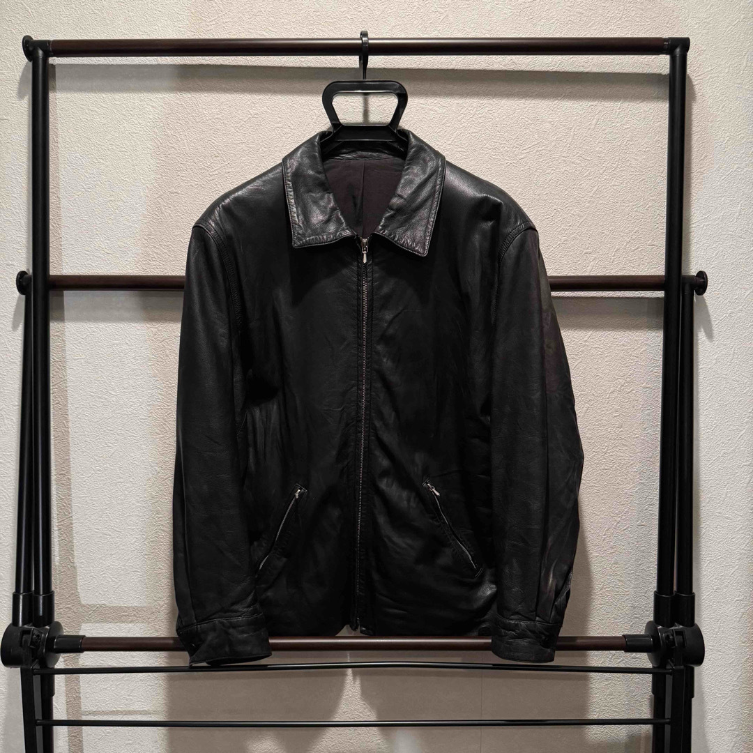 agnes b. - 90s agnes b. leather jacket Franceの通販 by agnes b. - 90s agnes b. leather jacket Franceの通販 by