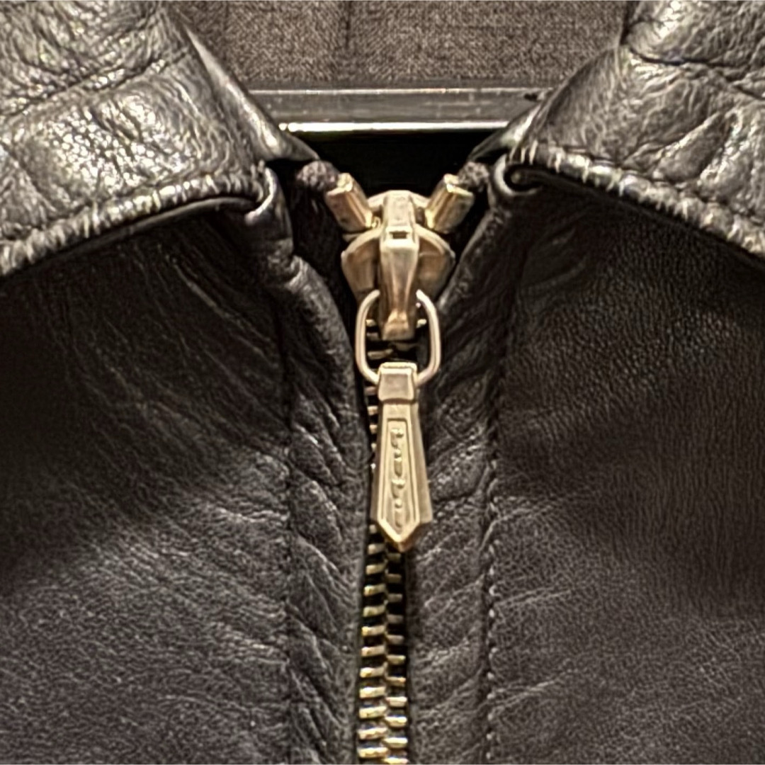agnes b. - 90s agnes b. leather jacket Franceの通販 by agnes b. - 90s agnes b. leather jacket Franceの通販 by