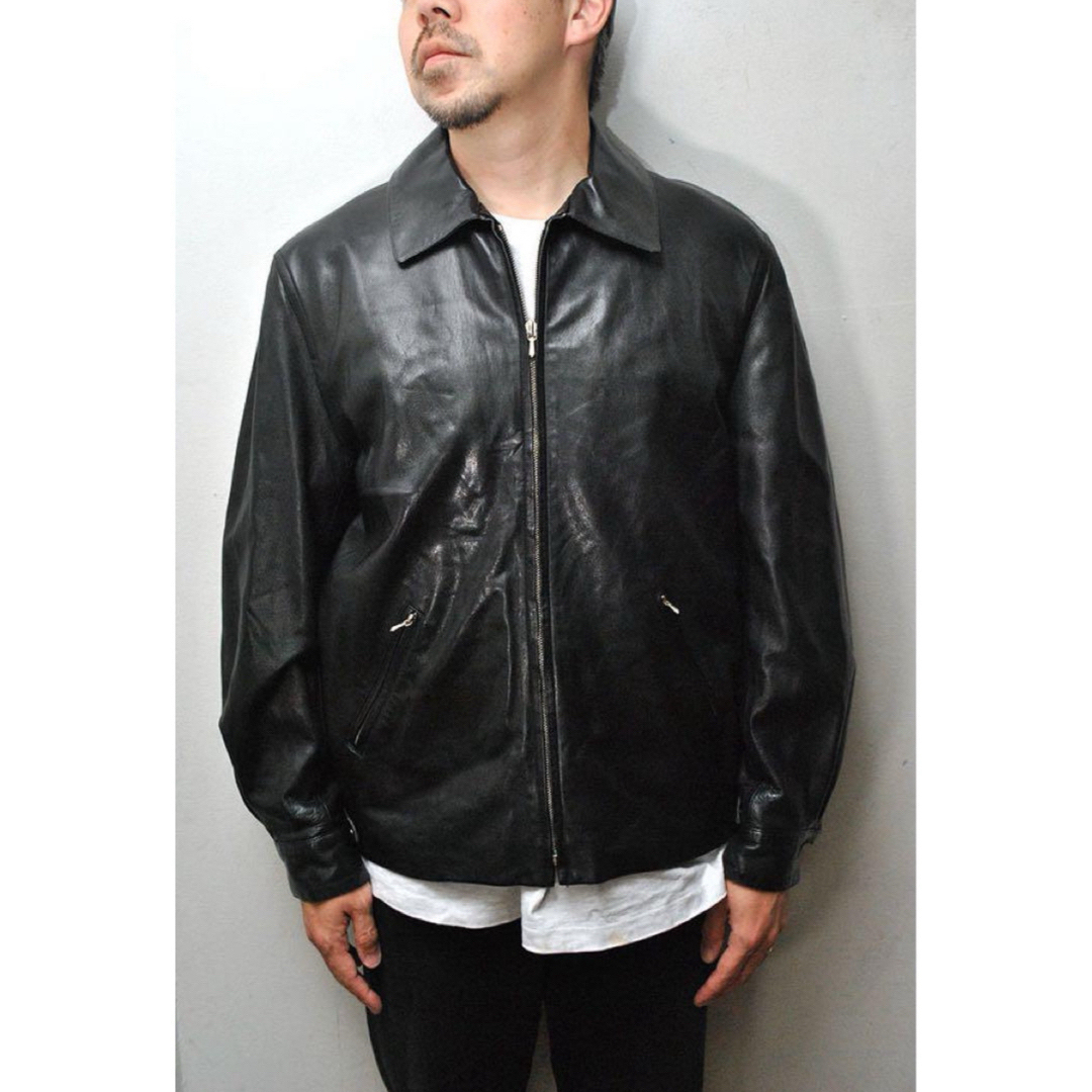 agnes b. - 90s agnes b. leather jacket Franceの通販 by agnes b. - 90s agnes b. leather jacket Franceの通販 by