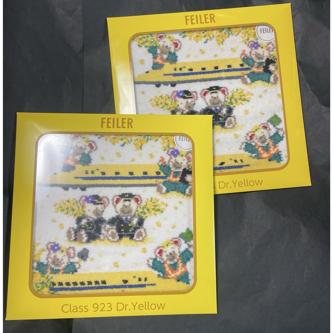 FEILER - 新品箱入り☆FEILERフェイラー×ドクターイエロー FEILER - 新品箱入り☆FEILERフェイラー×ドクターイエロー