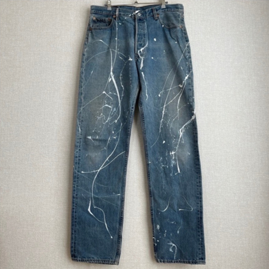 Levi's - 【雰囲気抜群】USA製 Levi's 501 デニム ペンキ飛び Levi's - 【雰囲気抜群】USA製 Levi's 501 デニム ペンキ飛び