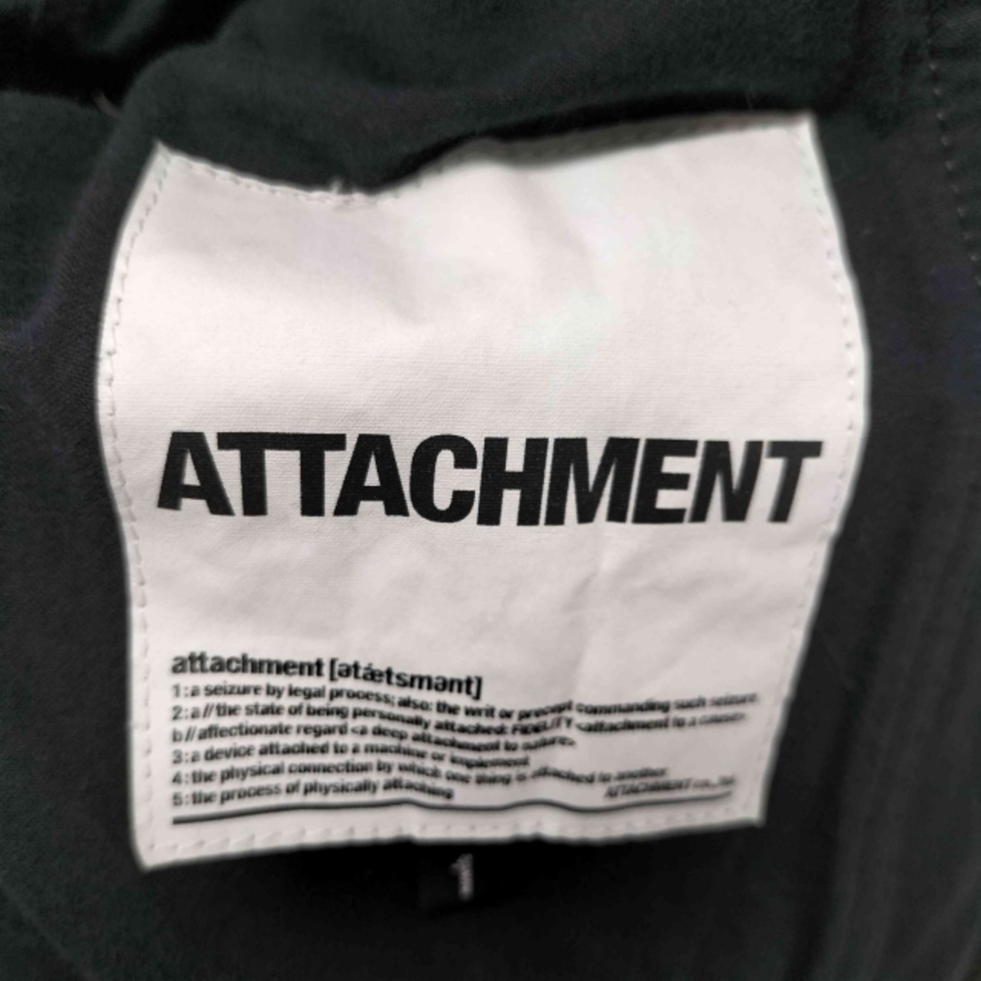 ATTACHIMENT - ATTACHMENT(アタッチメント) ルーズバックサテン ATTACHIMENT - ATTACHMENT(アタッチメント) ルーズバックサテン