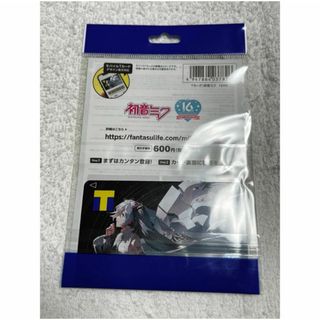 新品未開封 初音ミク 16th Tカード ポイント(キャラクターグッズ)