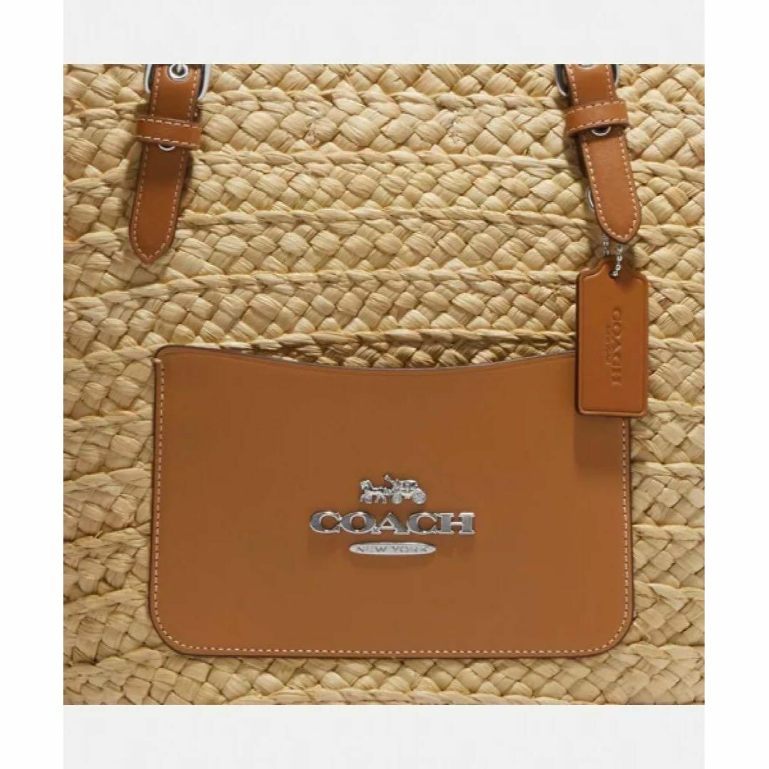 COACH - COACH コーチ ラージトート かごバッグ 新品未使用の COACH - COACH コーチ ラージトート かごバッグ 新品未使用の