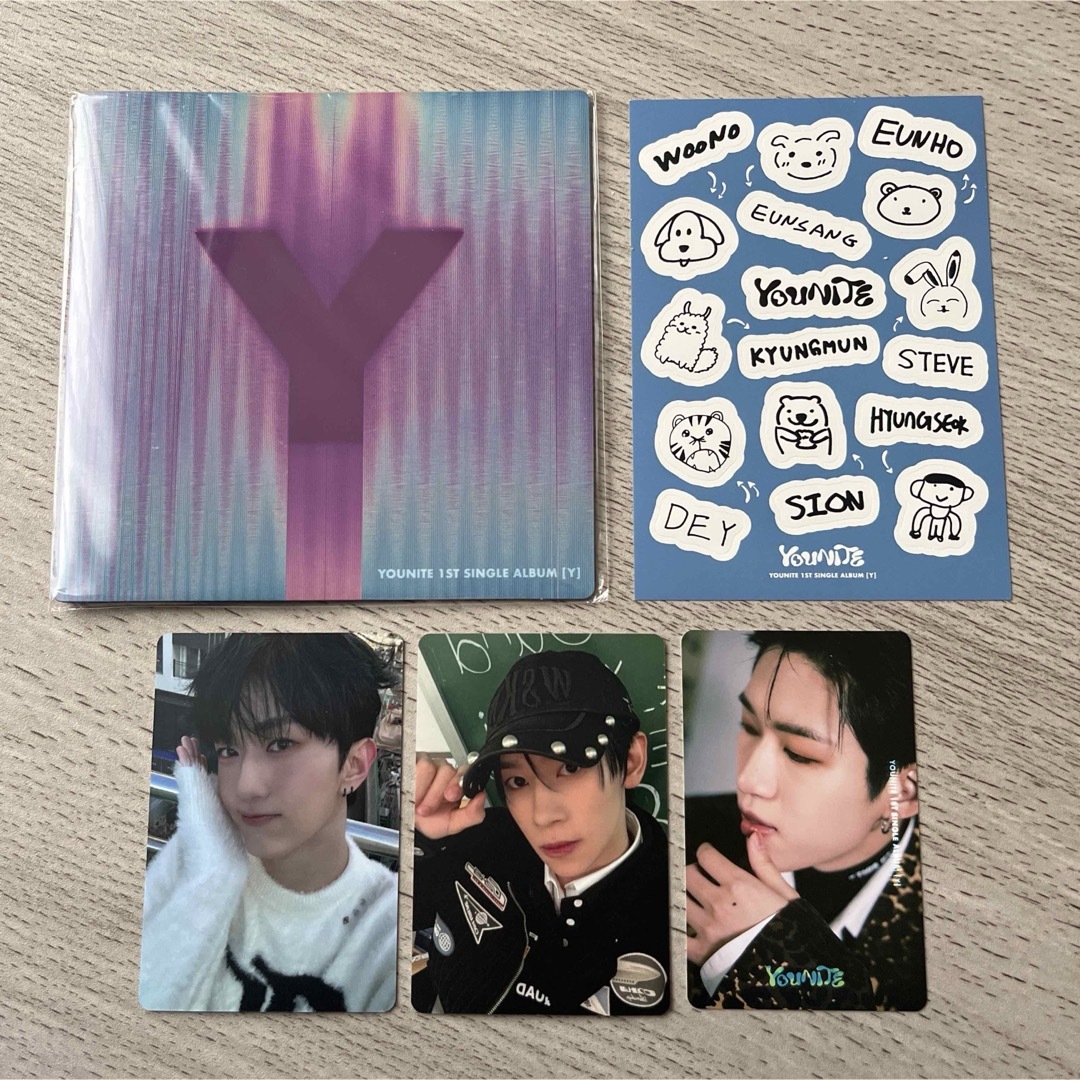 YOUNITE ユナイト ギョンムン スティーブ デイ TASTEA トレカ エンタメ/ホビーのCD(K-POP/アジア)の商品写真
