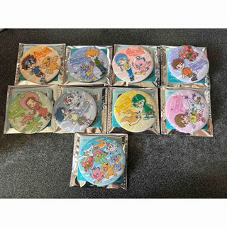 未使用　デジモン　缶バッジ　コンプ　9種セット　シークレット(バッジ/ピンバッジ)