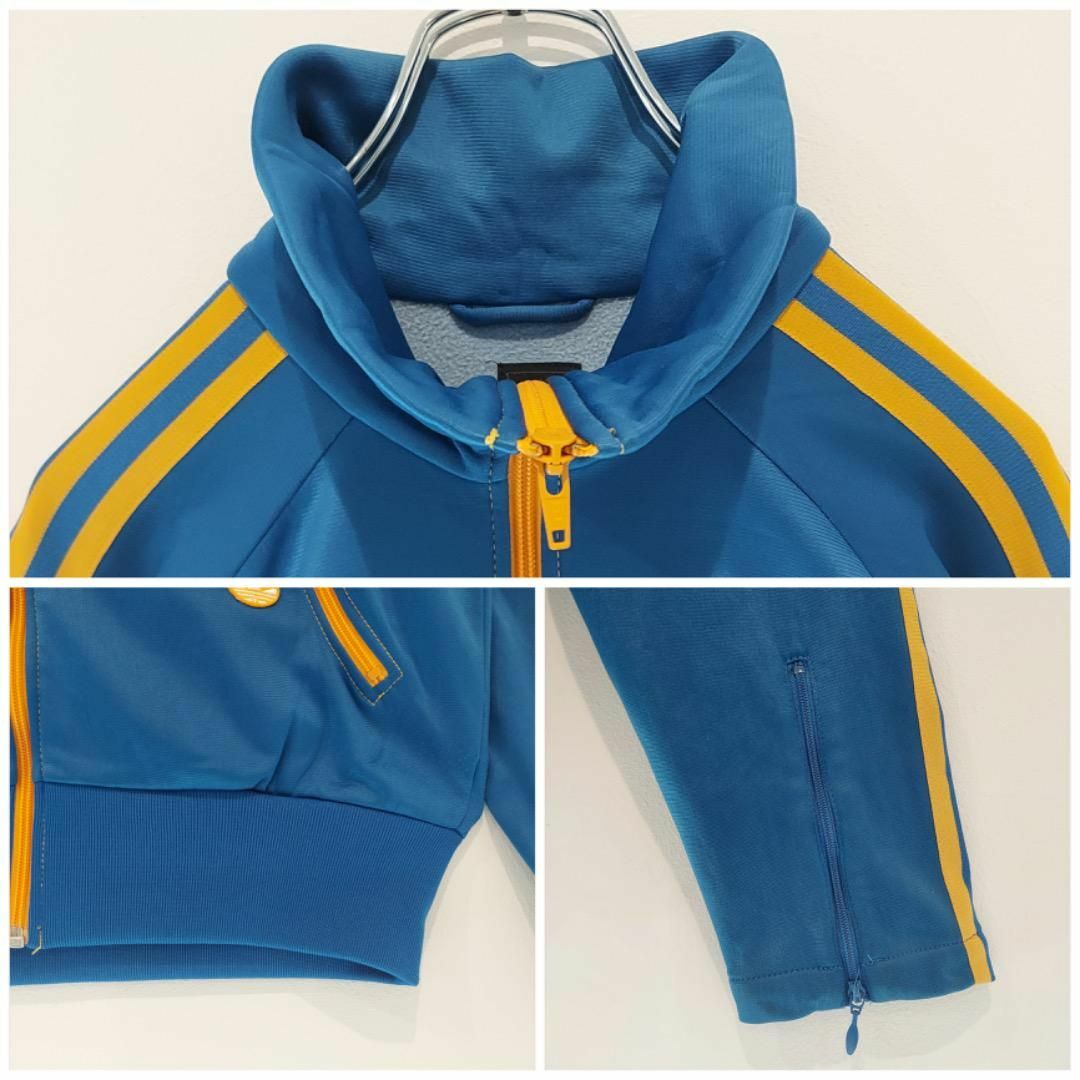 adidas - adidas アディダス トラックジャケット 刺繍 L 青 adidas - adidas アディダス トラックジャケット 刺繍 L 青